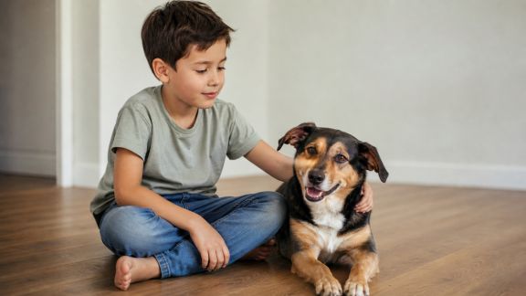 Sensibiliser les enfants à la bonne attitude avec les animaux à la maison