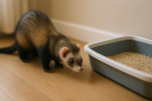 Initier son furet à la propreté : stratégies gagnantes