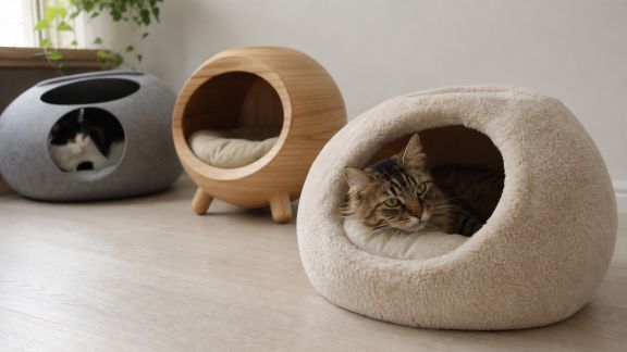 Comparatif des niches d’intérieur design pour chats : confort, esthétique et entretien