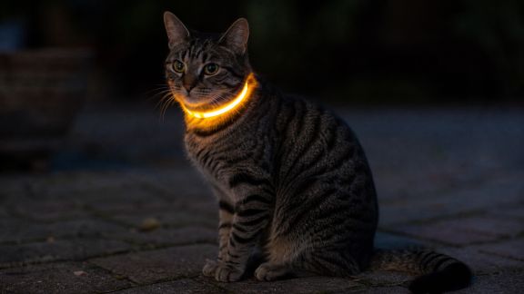 Avis sur les colliers lumineux pour chats : sécurité accrue la nuit ?