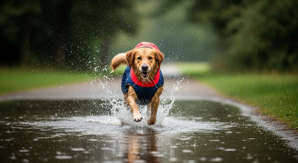 Test de vestes imperméables pour chiens : protection et confort sous la pluie