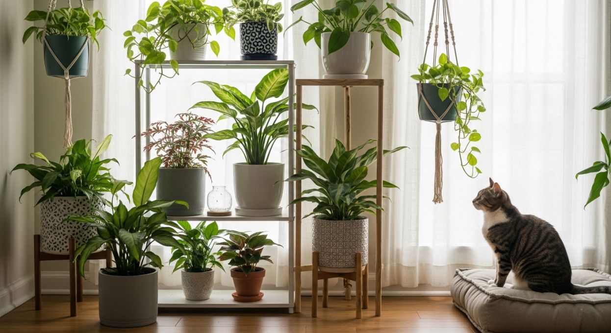 Sécuriser ses plantes d'intérieur pour la cohabitation avec les animaux