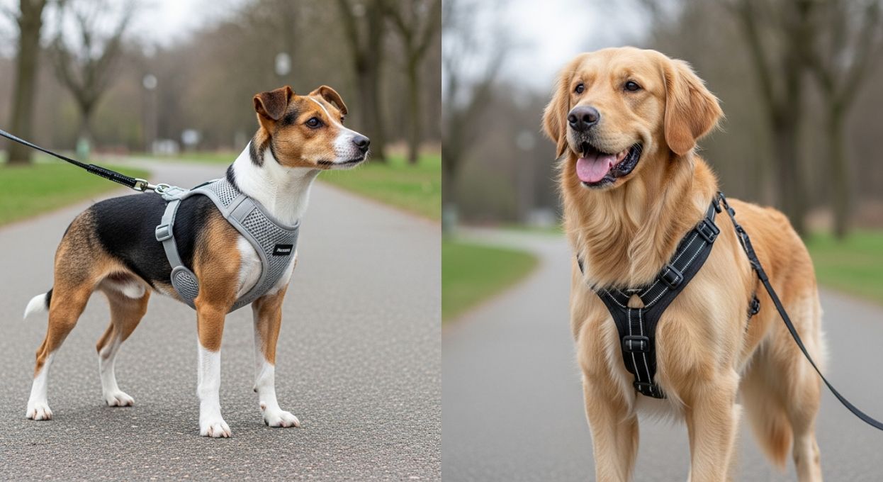 Différences entre les harnais pour petits et grands chiens : confort et sécurité