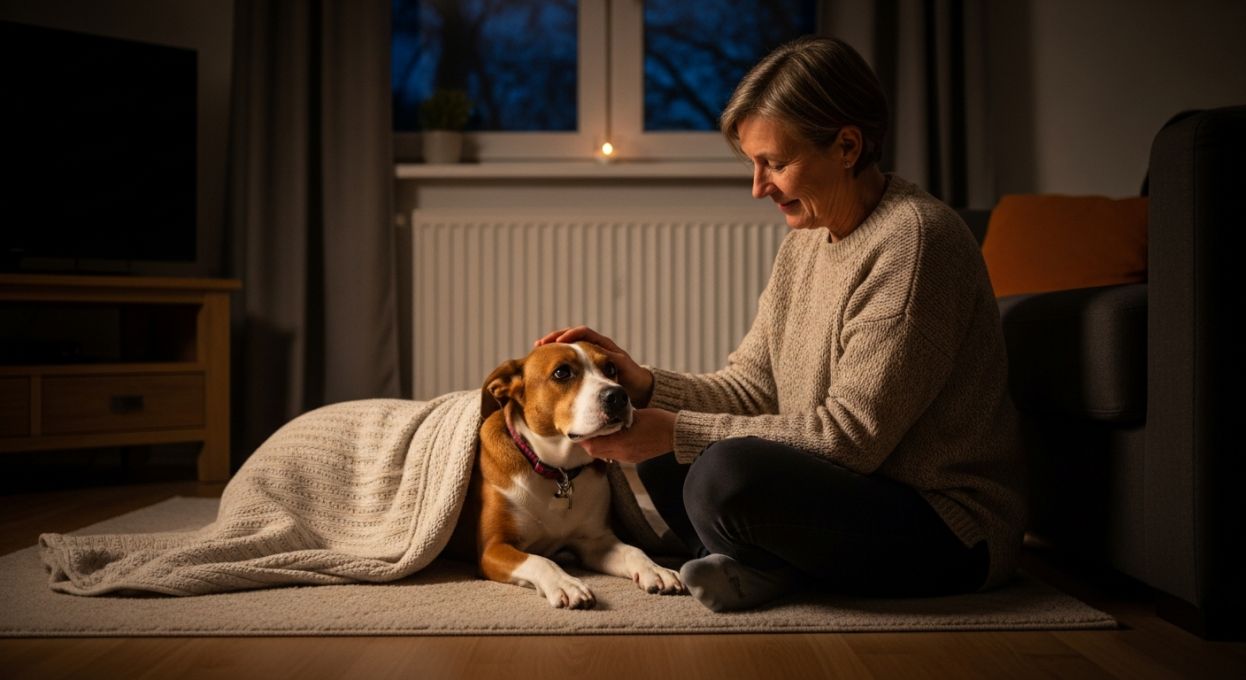 Aider un animal à mieux supporter les feux d’artifice ou orages