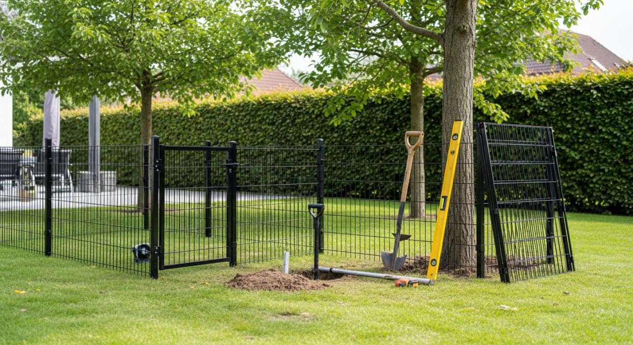 Installer une clôture sécurisée pour chien dans votre jardin : guide complet