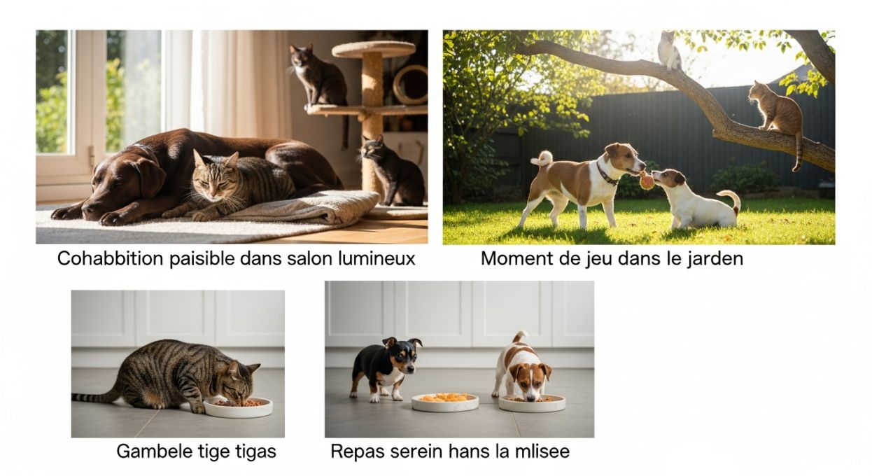 Faciliter la cohabitation entre plusieurs animaux à la maison