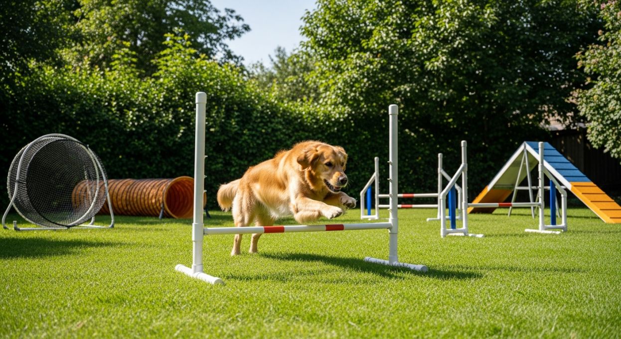 Créer un parcours d’agilité dans son jardin pour stimuler son chien