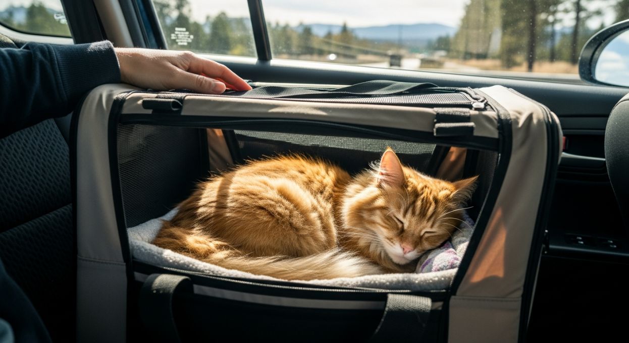 Astuces pour calmer un chat stressé en voyage