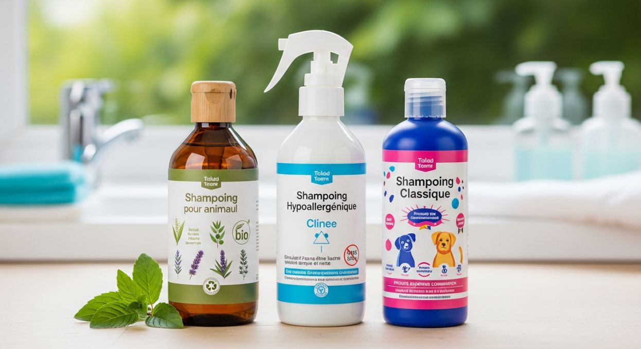 Comparatif des shampoings pour animaux : naturels, hypoallergéniques ou classiques ?