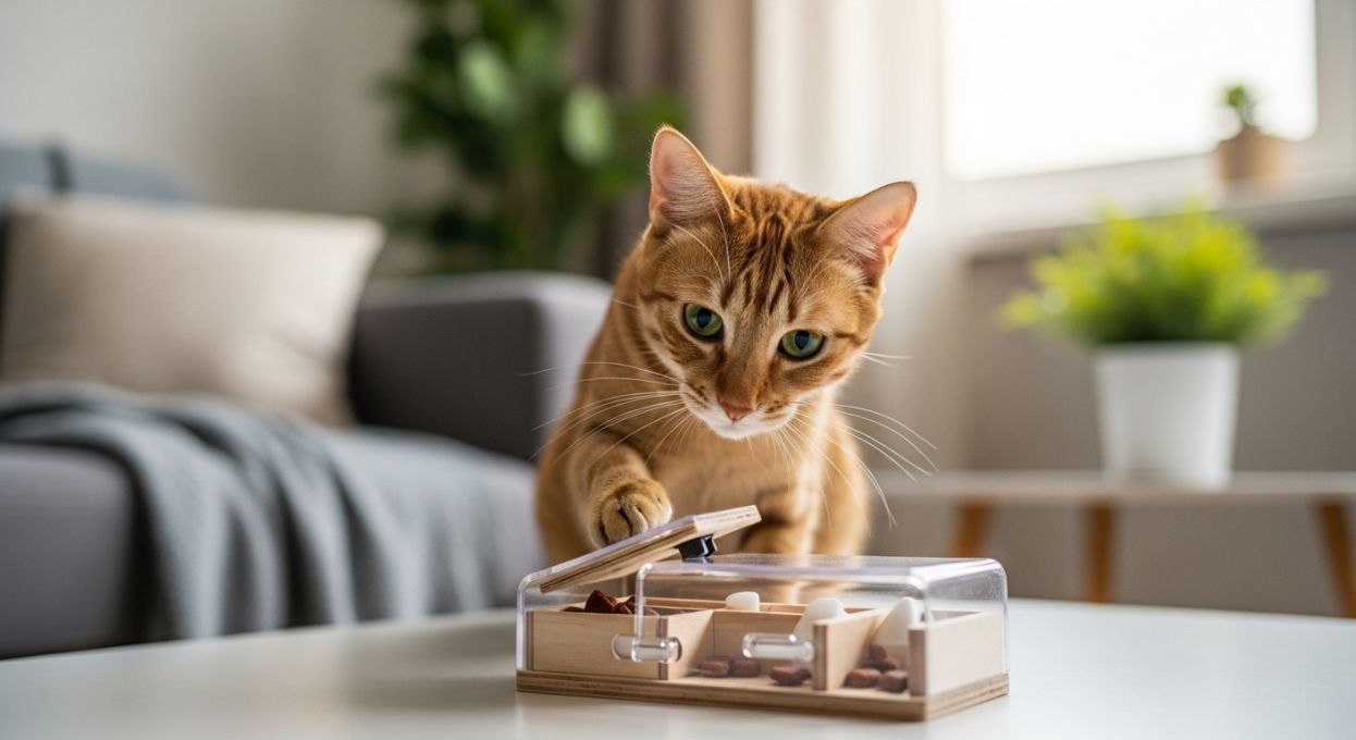 Favoriser l'activité mentale de son chat : jeux et exercices intelligents à la maison