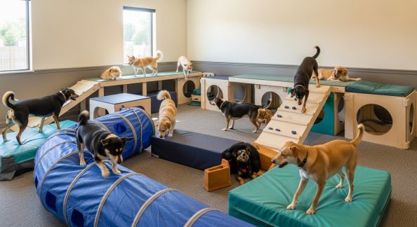 Créer un espace de jeu modulable pour chien en intérieur