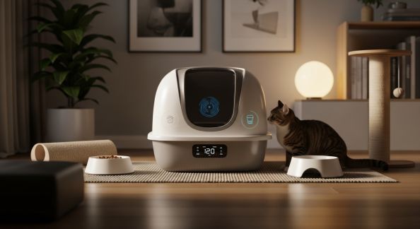 Meilleures maisons de toilette connectées pour chats : technologie, entretien et bien-être