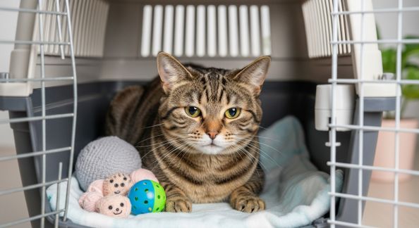 Rendre le transport en cage plus agréable pour un chat stressé : astuces pratiques