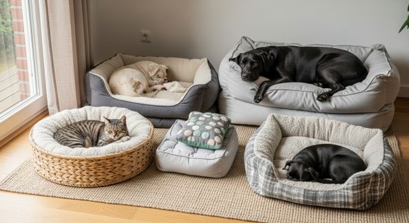 Organiser un coin repos optimal pour plusieurs animaux de compagnie